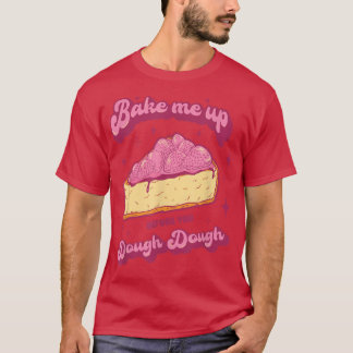 Camiseta Design de panificação de bolos para uma sobra de d