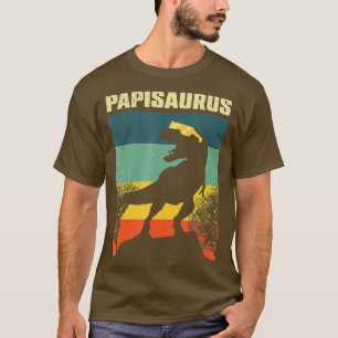 Camiseta Design De Papisauro Engraçado Para O Pai Masculino