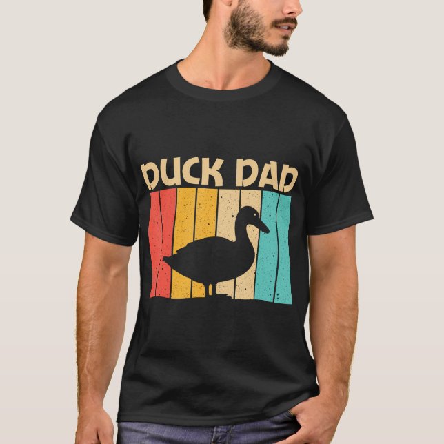 Camiseta Design De Pato Engraçado Para O Pai Padre Duck Far (Frente)