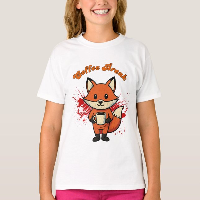 Camiseta Design de Pausa para Café (Frente)