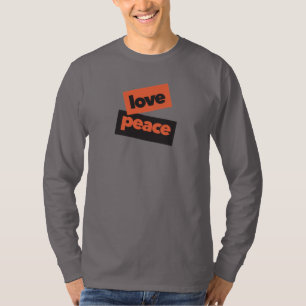 Camiseta Design de paz vibrante, ousada, simples e urbana