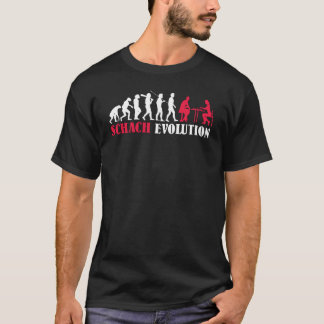 Camiseta Design de Peças de Xadrez para Jogos de Xadrez de 