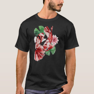 Camiseta Design de peixe Koi
