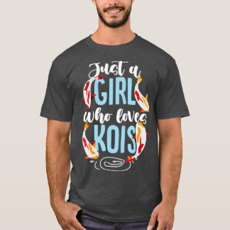 Camiseta Design de peixe Koi para Mulheres