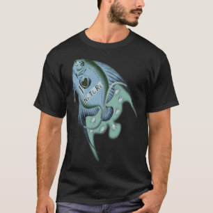 Camiseta Design de Peixes