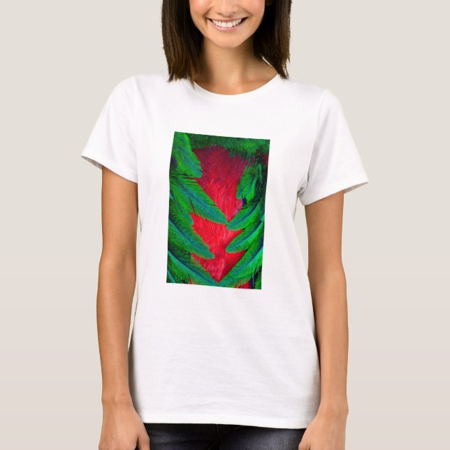 Camiseta Design de pena Quetzal Resplendível (Frente)