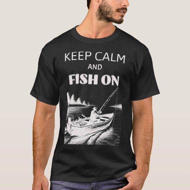 Camiseta design de pesca (Frente)