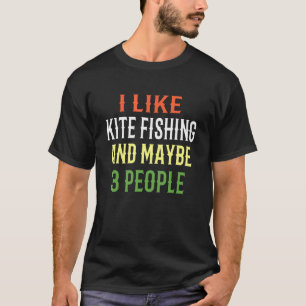 Camiseta Design de pesca de pipa eu gosto de pesca de pipa