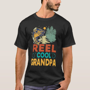 Camiseta Design de pesca do avô muito fixe para homens Pai