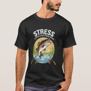 Camiseta Design de pescador amante de pesca de robalo engra