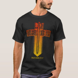 Camiseta Design de Phi Rho Cristão Afia Ferro