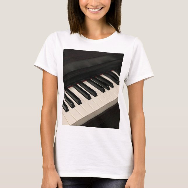 Camiseta Design de Piano legal (Frente)