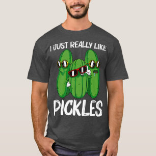 Camiseta Design de picles legal para homens mulheres picam