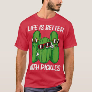 Camiseta Design de picles legal para homens mulheres picam