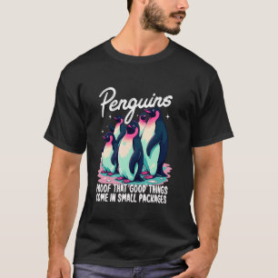 Camiseta Design de Pinguim Engraçado Para Amantes de Pingui