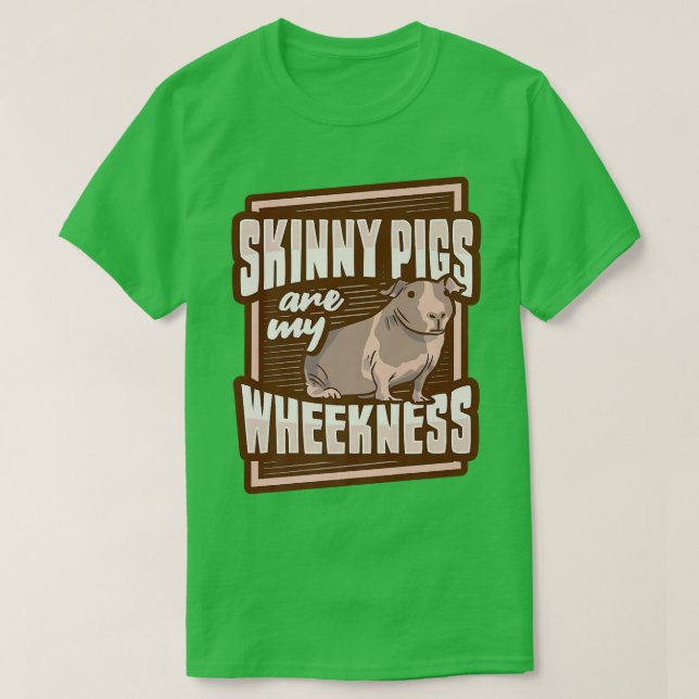 Camiseta Design de pinheiro magro de uma guinada (Frente do Design)
