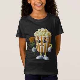Camiseta design de pipoca engraçado para amantes