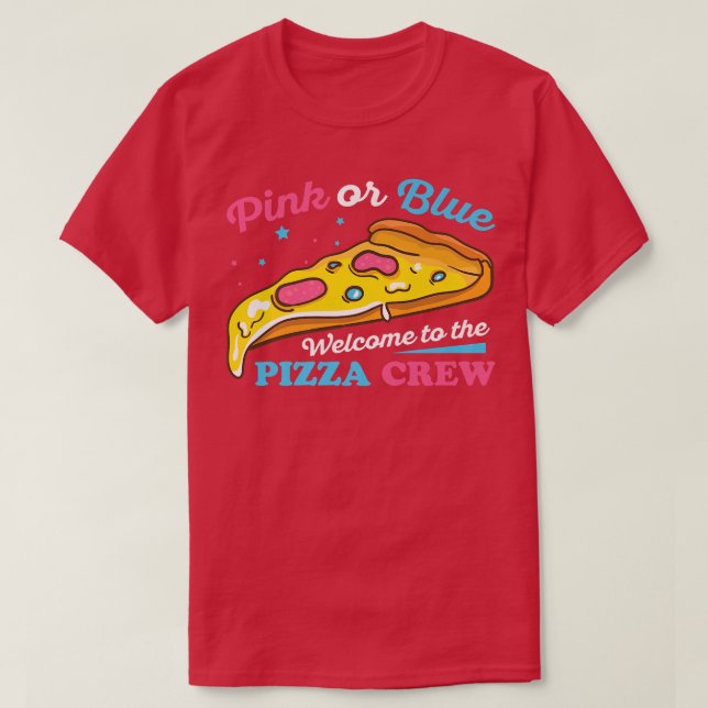 Camiseta Design de pizza de gênero para Pizza Lover (Frente do Design)