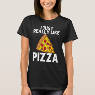Camiseta Design De Pizza Engraçada Para Homens Miúdas Pizza