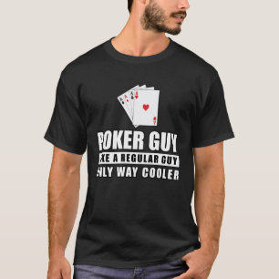 Camiseta Design de Poker Engraçado