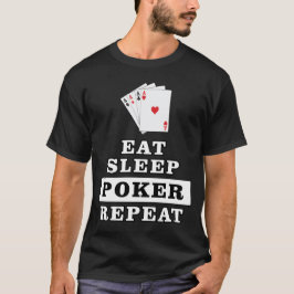 Camiseta Design de Poker Engraçado