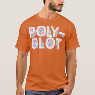 Camiseta Design de poliglotas para linguistas de tendências