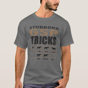 Camiseta Design de Ponteiro de Baixo Curso Alemão Stubborn