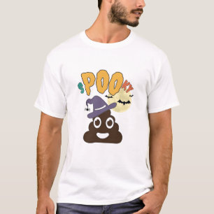 Camiseta Design de Poo Assustador de Humor de Banheiro Engr