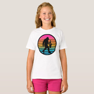Camiseta Design de pôr do sol retrô de saxofone de jazz Big