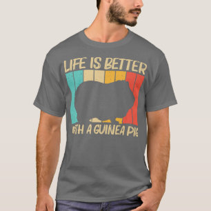 Camiseta Design De Porco Da Guiné legal Para Homens Mulhere
