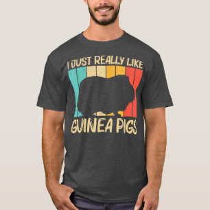 Camiseta Design De Porco Da Guiné legal Para Homens Mulhere