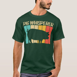 Camiseta Design De Porco Engraçado Para Homens Fazendas De