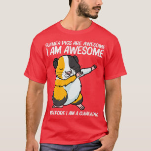 Camiseta Design De Porco-Guinheiro Para Homens Mulheres De 