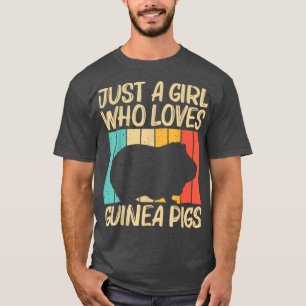 Camiseta Design De Porco legal Para Meninas Crianças Cavy P