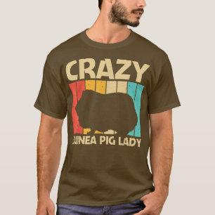 Camiseta Design De Porco legal Para Mulheres Mãe Cavy Pet R