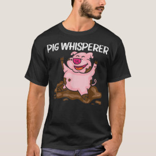 Camiseta Design De Porcos Engraçados Para Homens Fazendas D