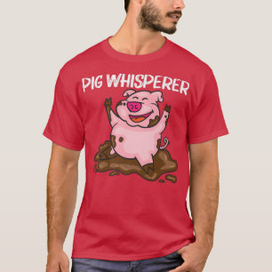 Camiseta Design De Porcos Engraçados Para Homens Fazendas D