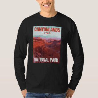 Camiseta Design de Poster do Parque Nacional Canyonlands Ut