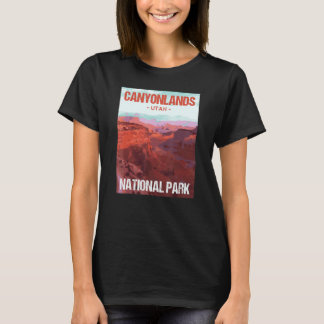 Camiseta Design de Poster do Parque Nacional Canyonlands Ut