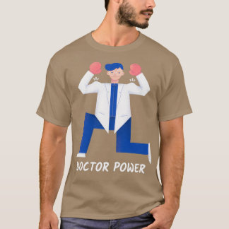 Camiseta Design de potência do médico 1