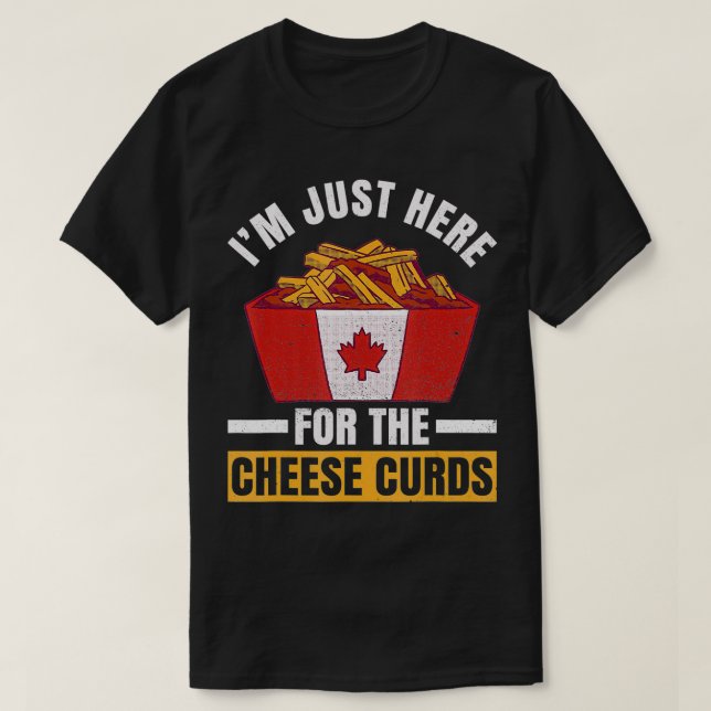 Camiseta Design de Poutine para uma americana de Poutine ca (Frente do Design)