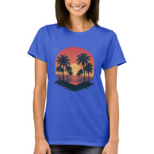 design de praia tropical sunset