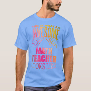 Camiseta Design de Presente Engraçado do Professor de Matem