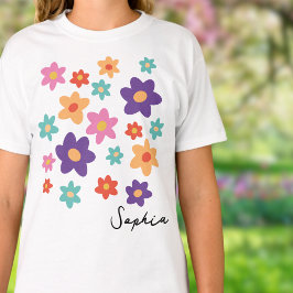 Camiseta Design de Primavera para páscoa de calçadas de 