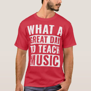 Camiseta Design de Professor de Música Engraçado para Homen