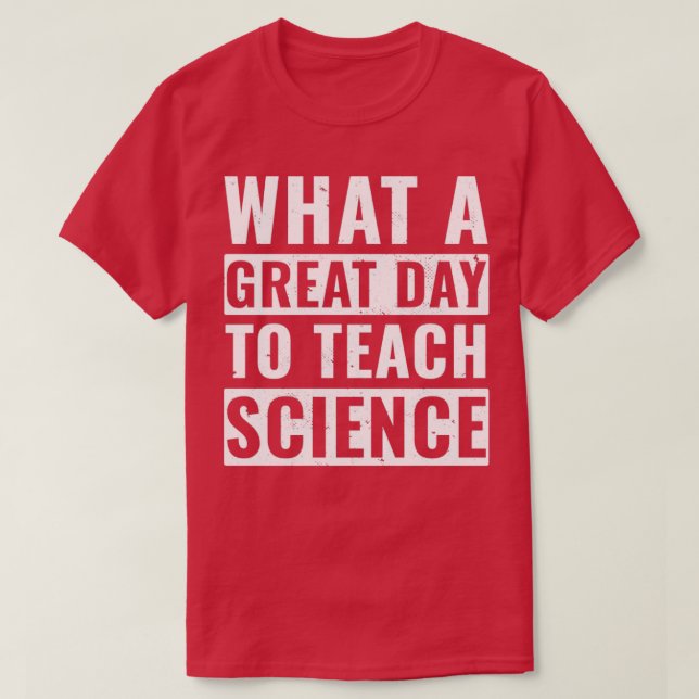 Camiseta Design de Professores de Ciências Engraçados para  (Frente do Design)