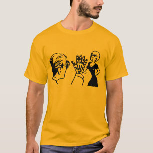 Camiseta Design de propaganda das especificações de raios