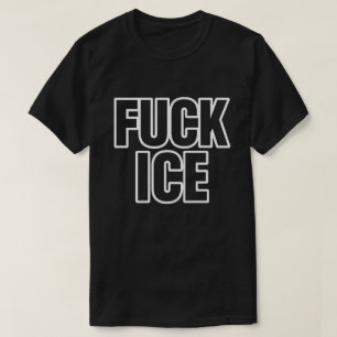 Camiseta DESIGN de Protesto contra ICE contra FC*K -