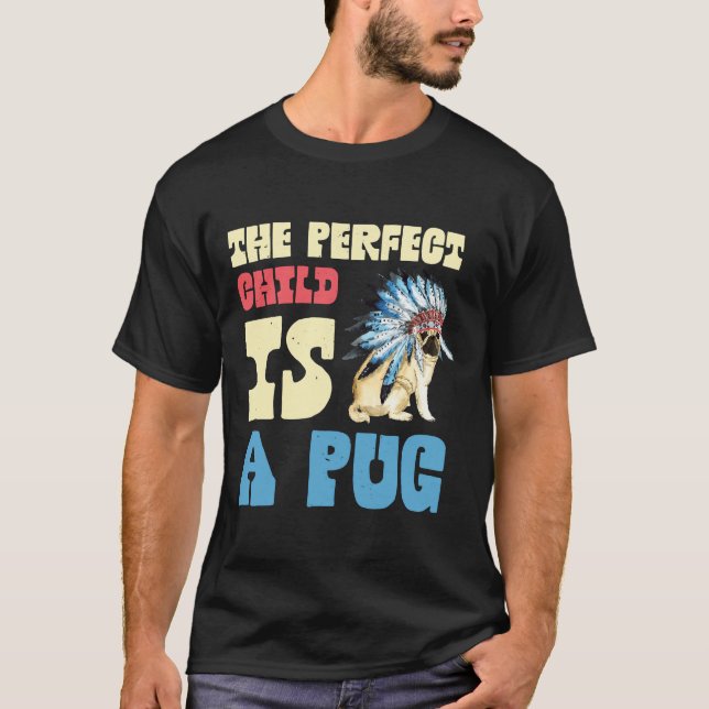 CAMISETA DESIGN DE PUG FOFO 512 (Frente)