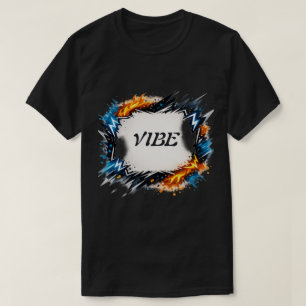 Camiseta Design de Quadro de Energia Editável – Texto Perso